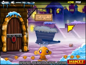 Screenshot image of Monkey GO Happy - Xmas Time! game