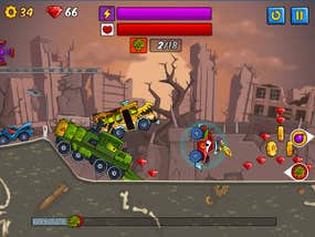 Screenshot image of Car Eats Car 2 Deluxe game