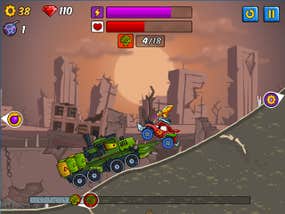 Screenshot image of Car Eats Car 2 Deluxe game