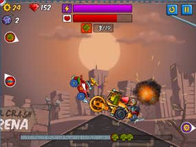 Screenshot image of Car Eats Car 2 Deluxe game