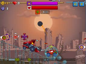 Screenshot image of Car Eats Car 2 Deluxe game