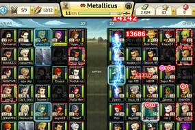 Screenshot image of Music Wars game