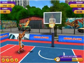 Screenshot image of Basketball Jam Shots game