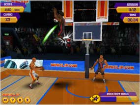 Screenshot image of Basketball Jam Shots game