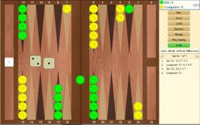 Screenshot image of Dio backgammon game