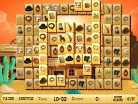 Screenshot image of Brave Sheriff Mahjong game