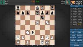 Screenshot image of SparkChess game