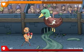 Screenshot image of Super Duck Punch! game