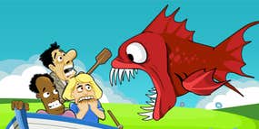 Screenshot image of Feed Us Lost Island game