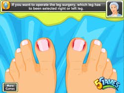 Poster image of Ingrown Toenail Surgery game