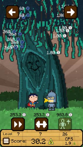 Screenshot image of Idle Tree game