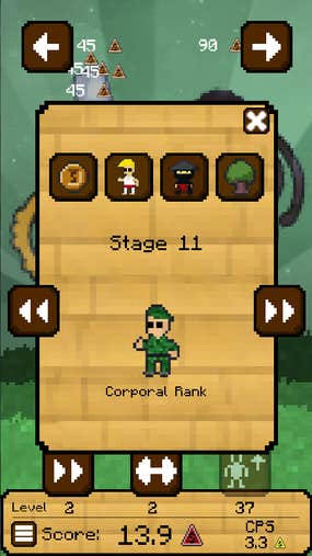 Screenshot image of Idle Tree game