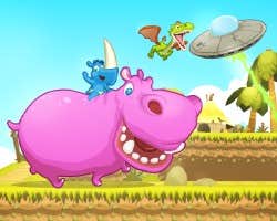 Poster image of Rhino Rush Stampede game