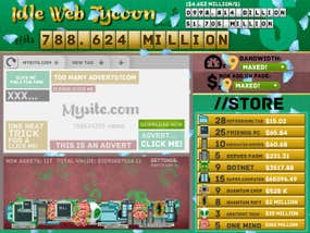 Screenshot image of Idle Web Tycoon game
