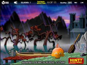 Screenshot image of Monkey'GO'Happy The Castle game