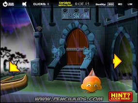Screenshot image of Monkey'GO'Happy The Castle game