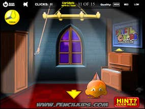 Screenshot image of Monkey'GO'Happy The Castle game