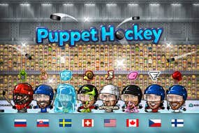 Screenshot image of Puppet Ice Hockey 2014 game