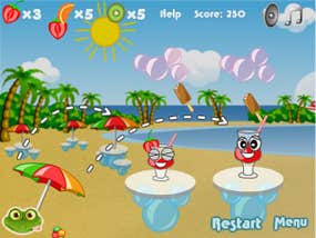 Screenshot image of Funny Fruit Coctails game