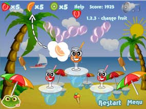 Screenshot image of Funny Fruit Coctails game