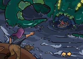 Screenshot image of Fishy Waters game