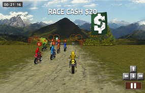 Screenshot image of Dirt Bike Racing game