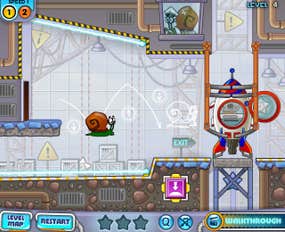 Screenshot image of Snail Bob 4 Space game