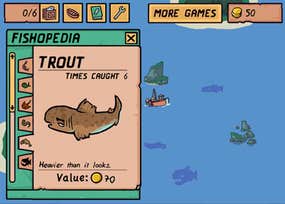 Screenshot image of Fishy Waters game