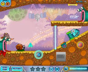 Screenshot image of Snail Bob 4 Space game