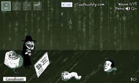 Screenshot image of Trollface Defense game