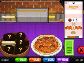 Screenshot image of Papa's Pastaria game