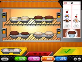 Screenshot image of Papa's Cupcakeria game