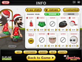 Screenshot image of Papa's Pastaria game