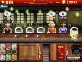 Screenshot image of Youda Sushi Chef game