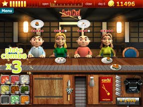 Screenshot image of Youda Sushi Chef game