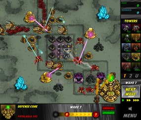 Screenshot image of Swarm Defender game