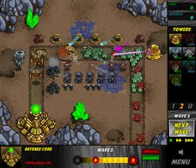 Screenshot image of Swarm Defender game