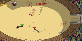 Screenshot image of GLADIATOR GUTS game