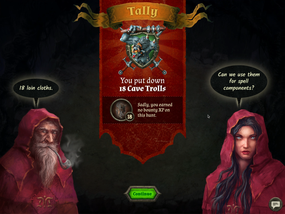 Screenshot image of Dungeoneers game