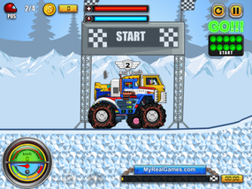 Screenshot image of Monsters' Wheels game