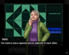 Screenshot image of Exit/Corners game