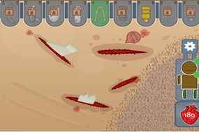 Screenshot image of Supers Sports Surgery: Basketball game