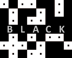 black Poster image of black game