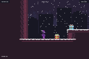 Screenshot image of Hat Wizard Christmas game