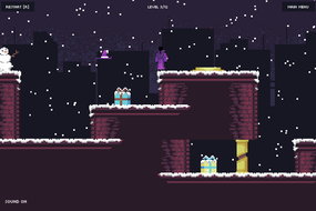Screenshot image of Hat Wizard Christmas game