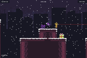 Screenshot image of Hat Wizard Christmas game
