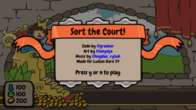 Screenshot image of Sort the Court! game