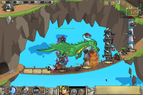 Screenshot image of Giants and Dwarves TD game