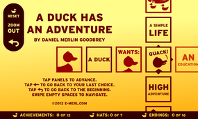 Screenshot image of A Duck Has An Adventure game