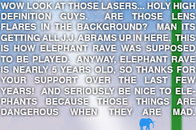 Screenshot image of Elephant Rave HD game